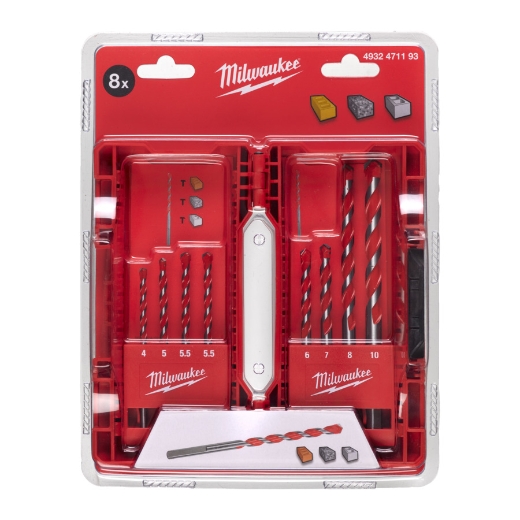 Premium-Betonbohrer Kassette 8-teilig 4556681012 mmVPE1