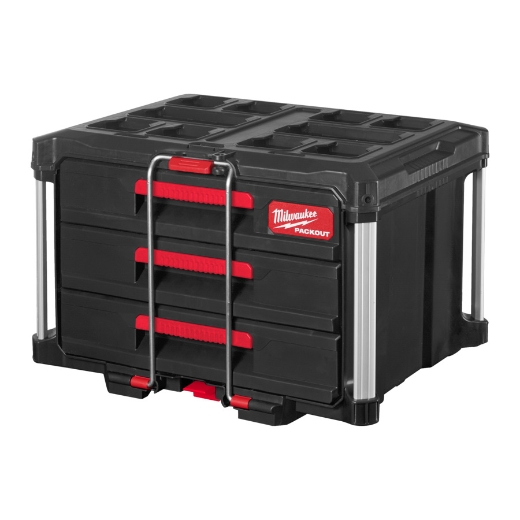 PACKOUT Koffer mit 3 Schubladen 560 x 410 x 360 mmVPE1